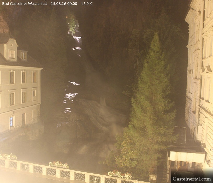 Archived image Webcam Waterfall in Bad Gastein