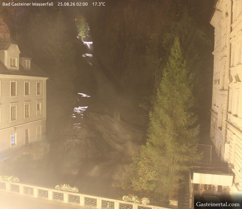 Archived image Webcam Waterfall in Bad Gastein