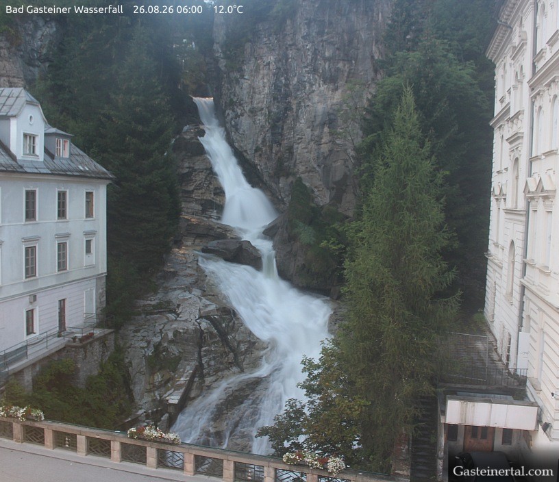 Archiv Foto Webcam Wasserfall in Bad Gastein