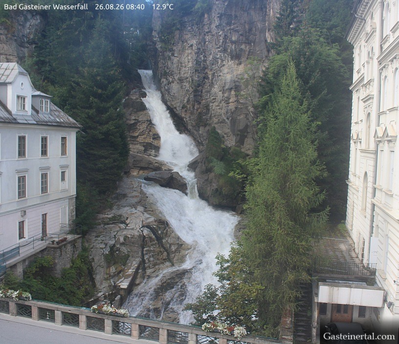 Archiv Foto Webcam Wasserfall in Bad Gastein