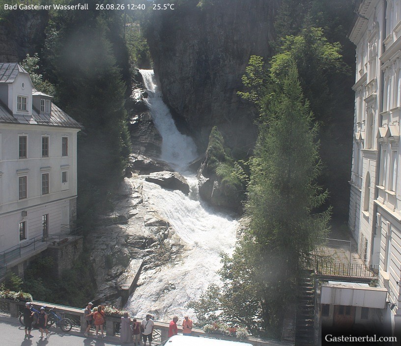 Archiv Foto Webcam Wasserfall in Bad Gastein