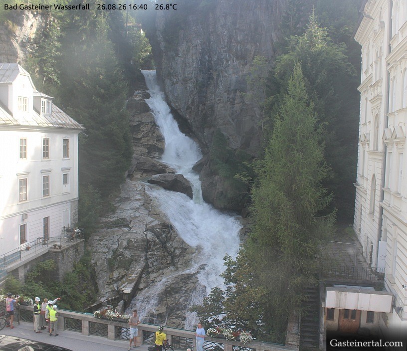 Archiv Foto Webcam Wasserfall in Bad Gastein