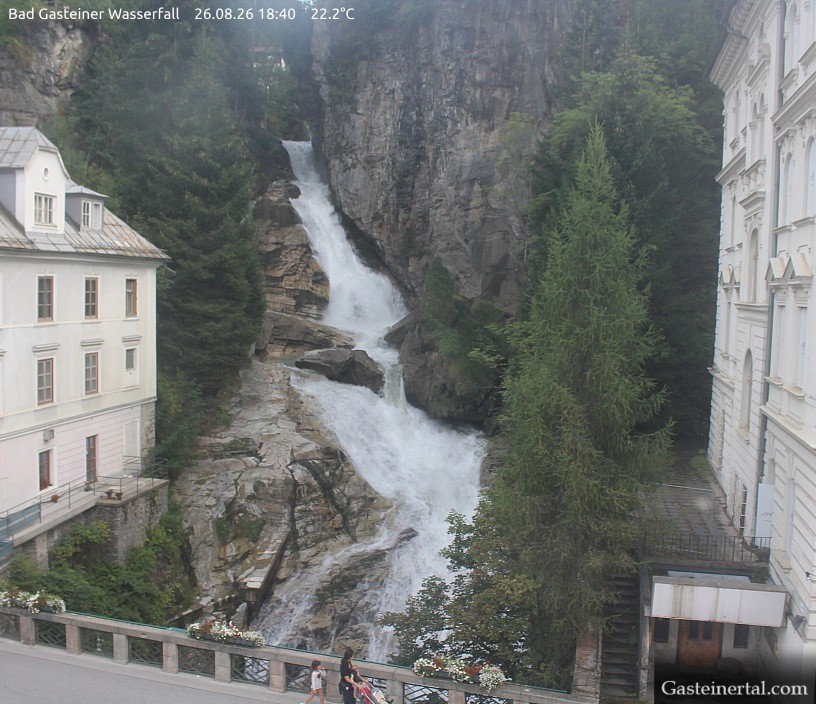Archiv Foto Webcam Wasserfall in Bad Gastein