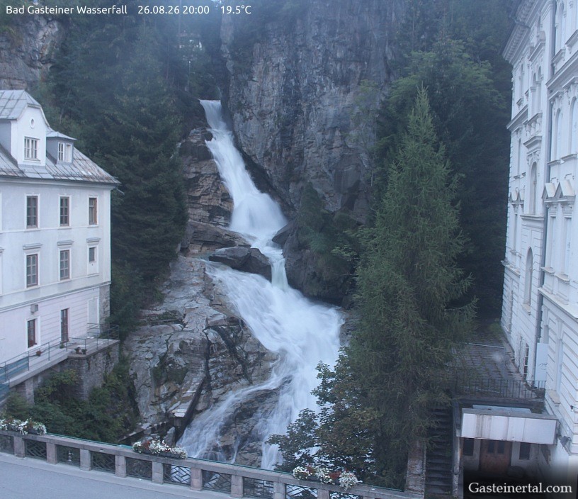 Archiv Foto Webcam Wasserfall in Bad Gastein