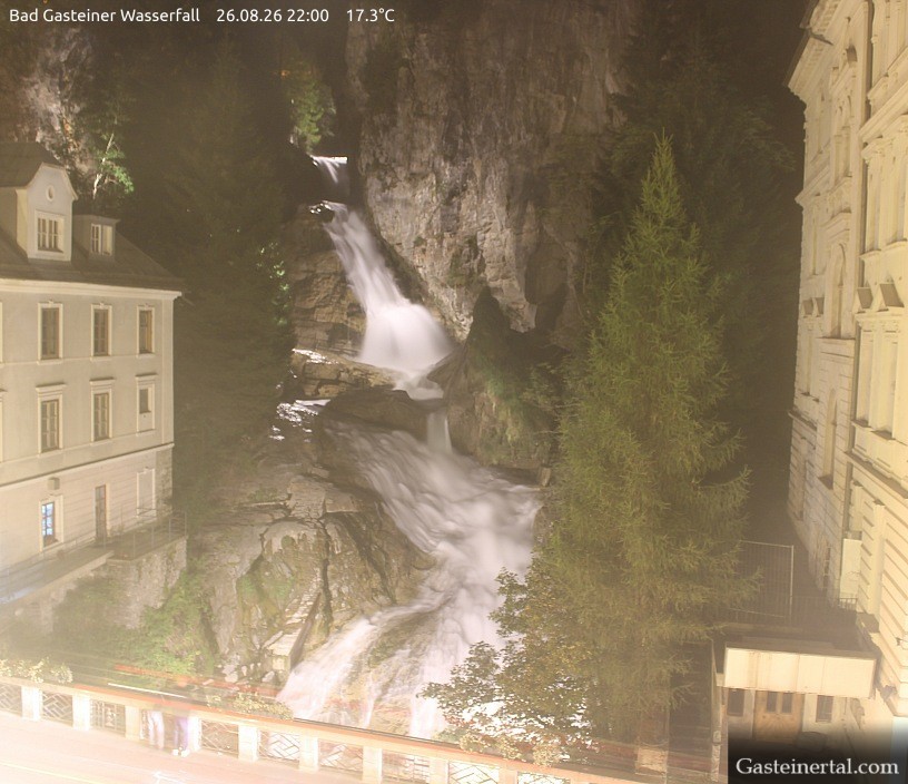 Archiv Foto Webcam Wasserfall in Bad Gastein