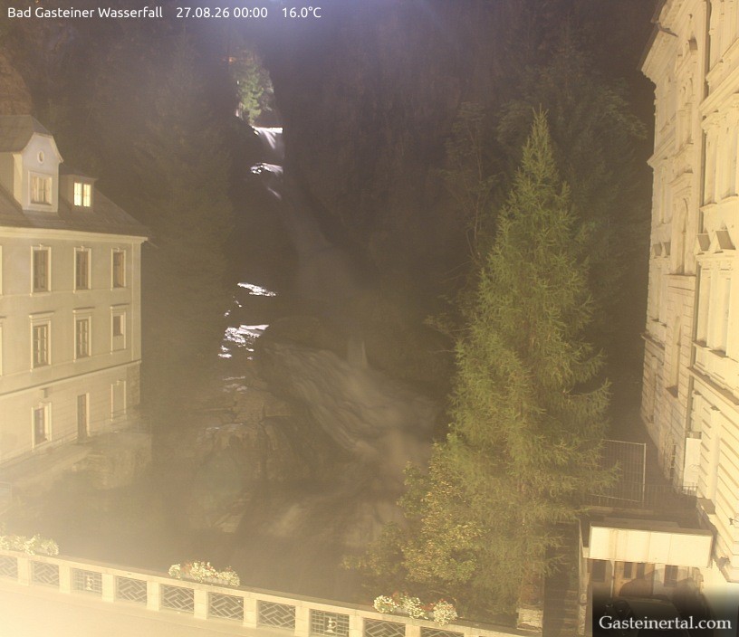 Archiv Foto Webcam Wasserfall in Bad Gastein