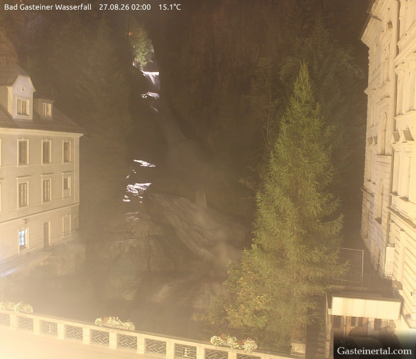 Archiv Foto Webcam Wasserfall in Bad Gastein