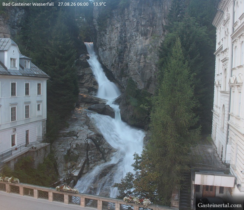 Archiv Foto Webcam Wasserfall in Bad Gastein
