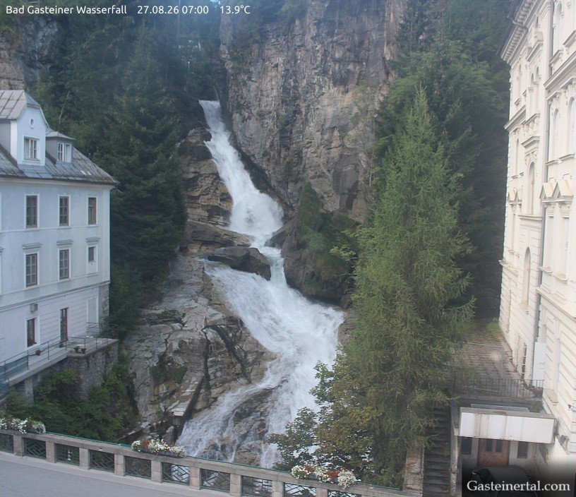 Archiv Foto Webcam Wasserfall in Bad Gastein