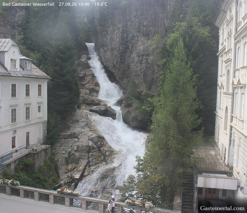 Archiv Foto Webcam Wasserfall in Bad Gastein