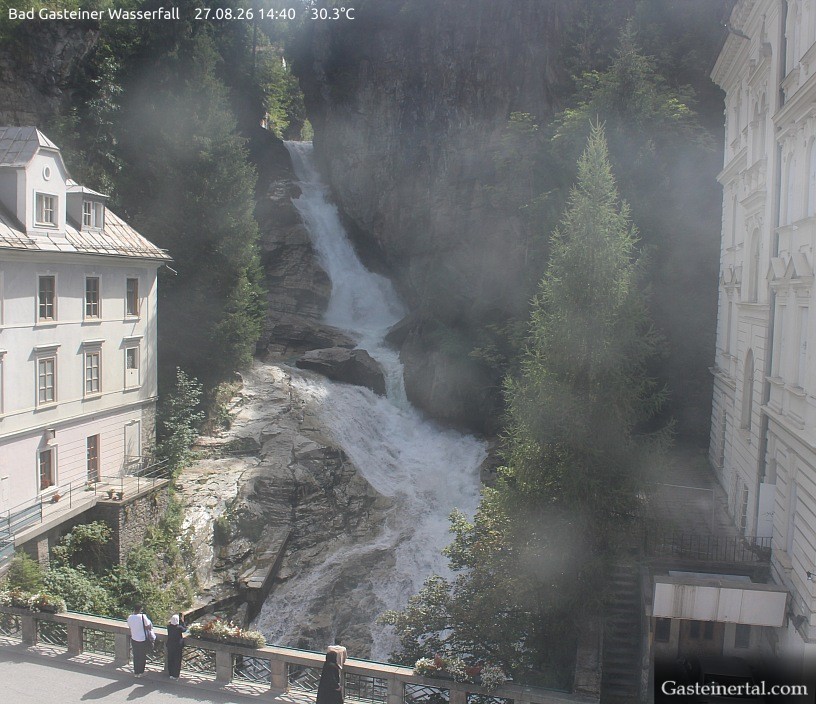 Archiv Foto Webcam Wasserfall in Bad Gastein