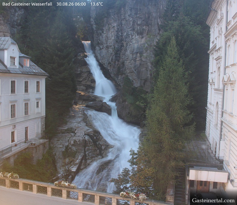Archiv Foto Webcam Wasserfall in Bad Gastein