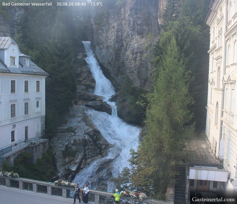 Archiv Foto Webcam Wasserfall in Bad Gastein