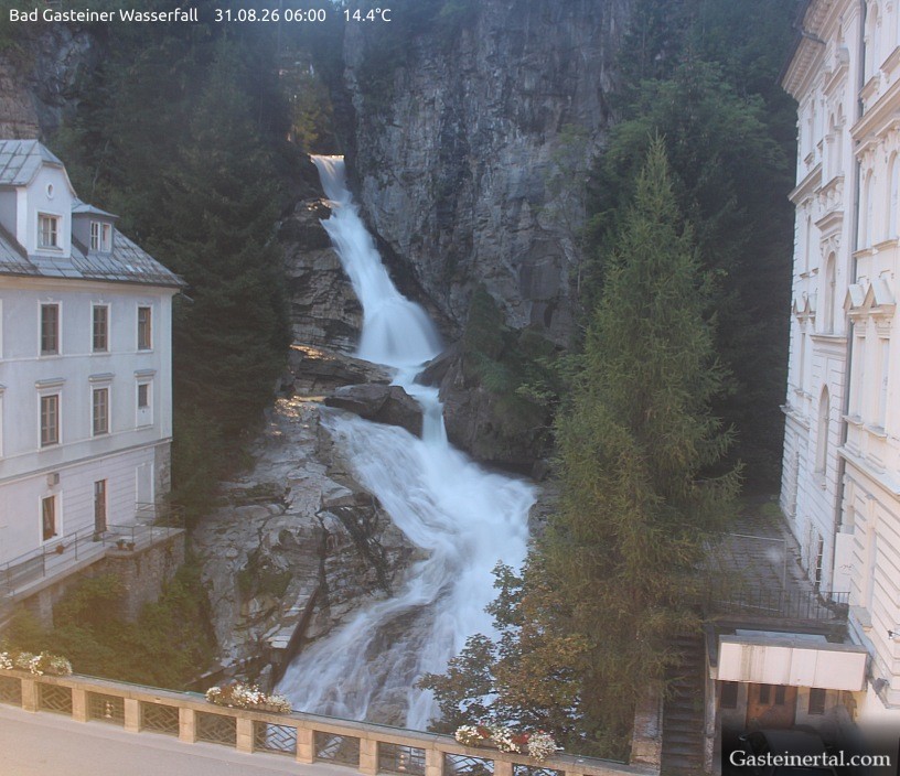 Archiv Foto Webcam Wasserfall in Bad Gastein