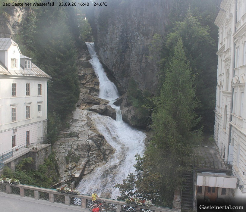 Archiv Foto Webcam Wasserfall in Bad Gastein