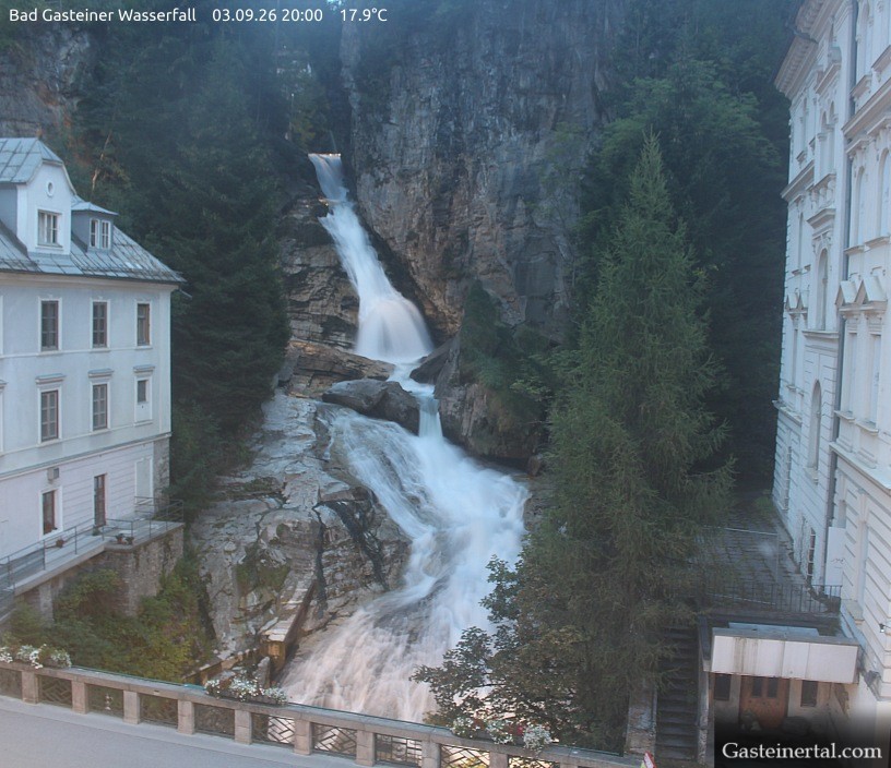 Archiv Foto Webcam Wasserfall in Bad Gastein