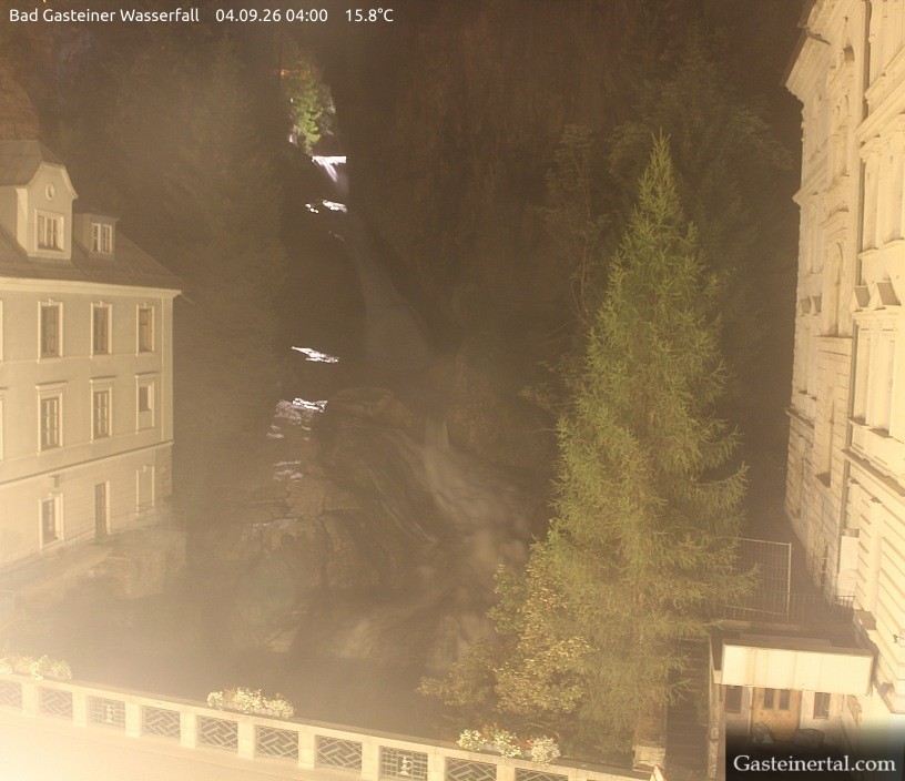 Archived image Webcam Waterfall in Bad Gastein