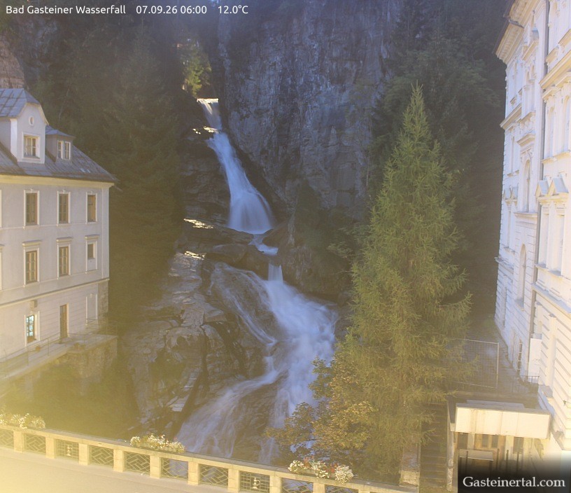 Archiv Foto Webcam Wasserfall in Bad Gastein