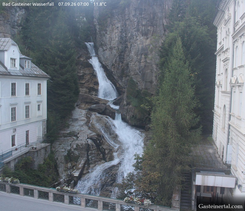 Archiv Foto Webcam Wasserfall in Bad Gastein