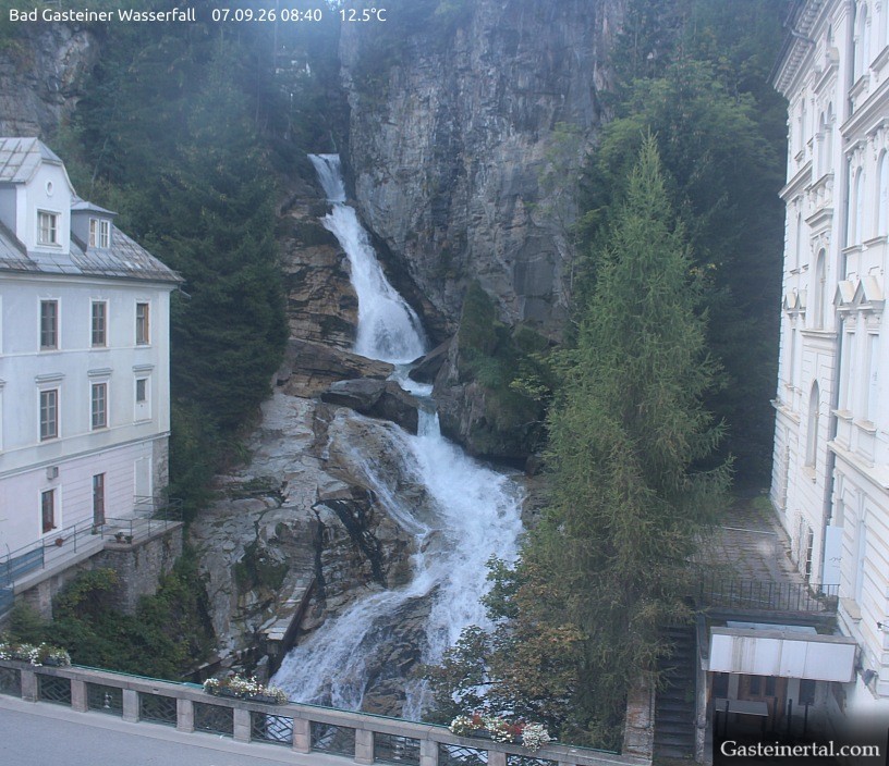 Archiv Foto Webcam Wasserfall in Bad Gastein