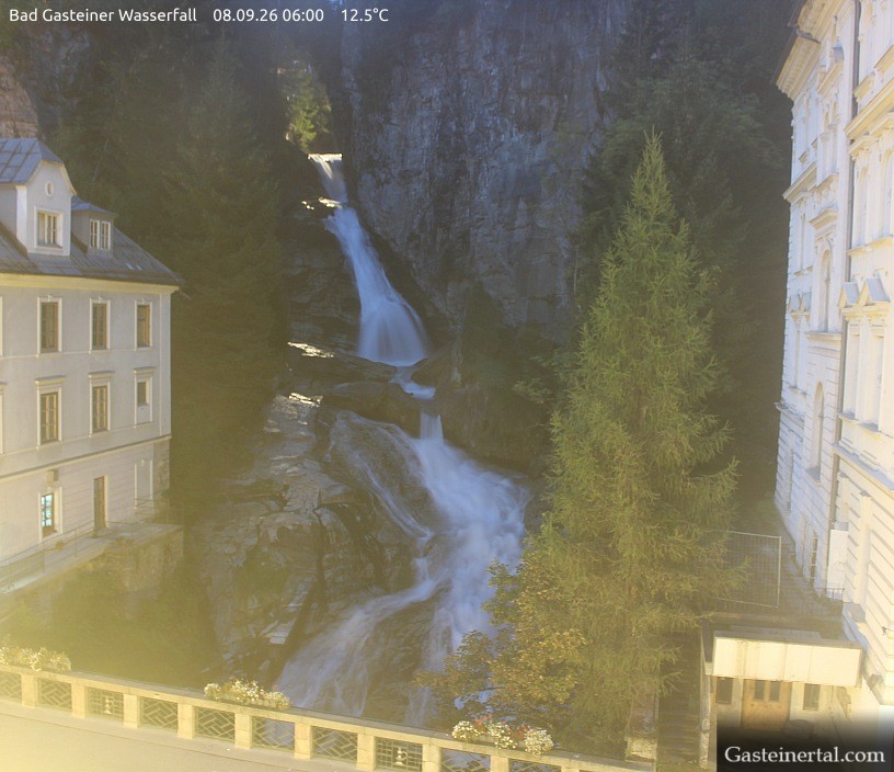 Archiv Foto Webcam Wasserfall in Bad Gastein