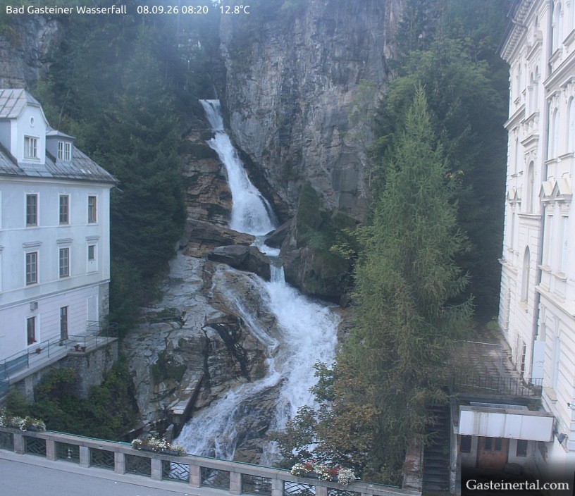 Archiv Foto Webcam Wasserfall in Bad Gastein