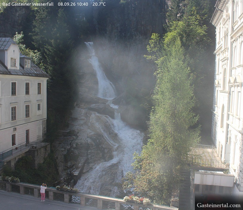 Archiv Foto Webcam Wasserfall in Bad Gastein