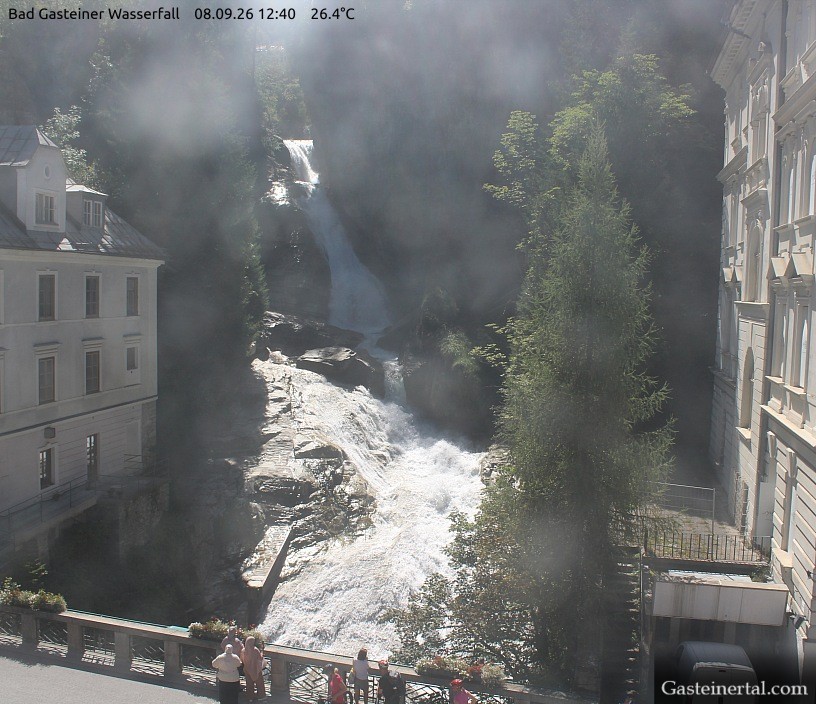Archiv Foto Webcam Wasserfall in Bad Gastein