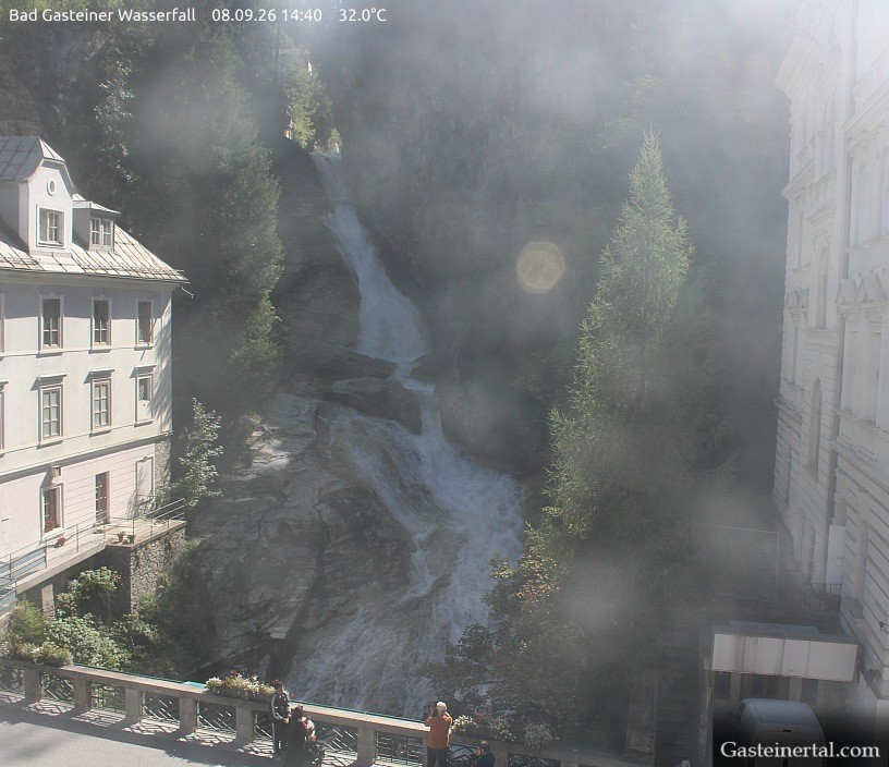 Archiv Foto Webcam Wasserfall in Bad Gastein