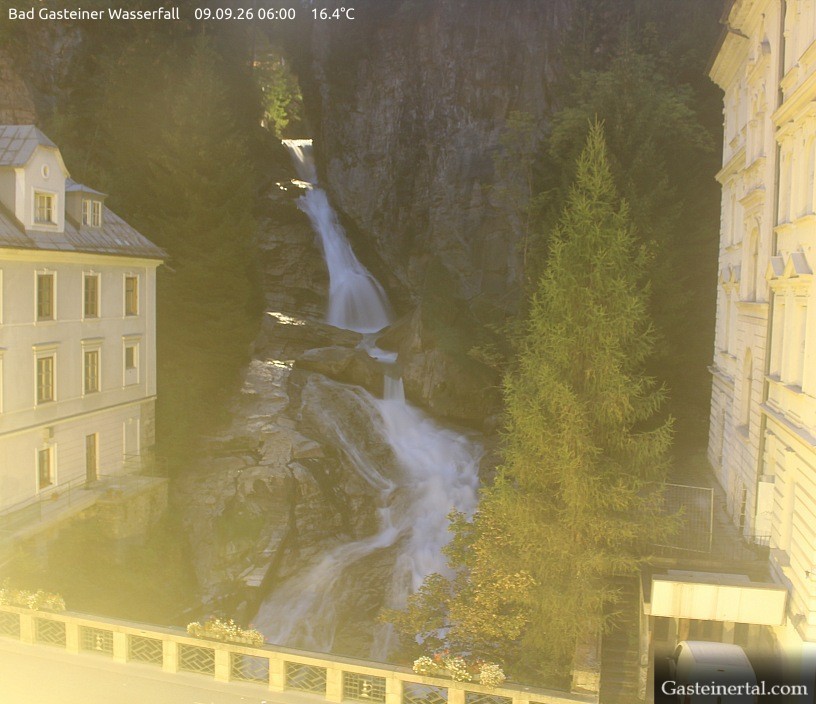 Archiv Foto Webcam Wasserfall in Bad Gastein