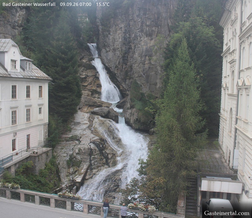 Archiv Foto Webcam Wasserfall in Bad Gastein