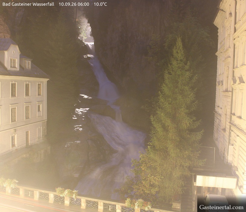 Archived image Webcam Waterfall in Bad Gastein