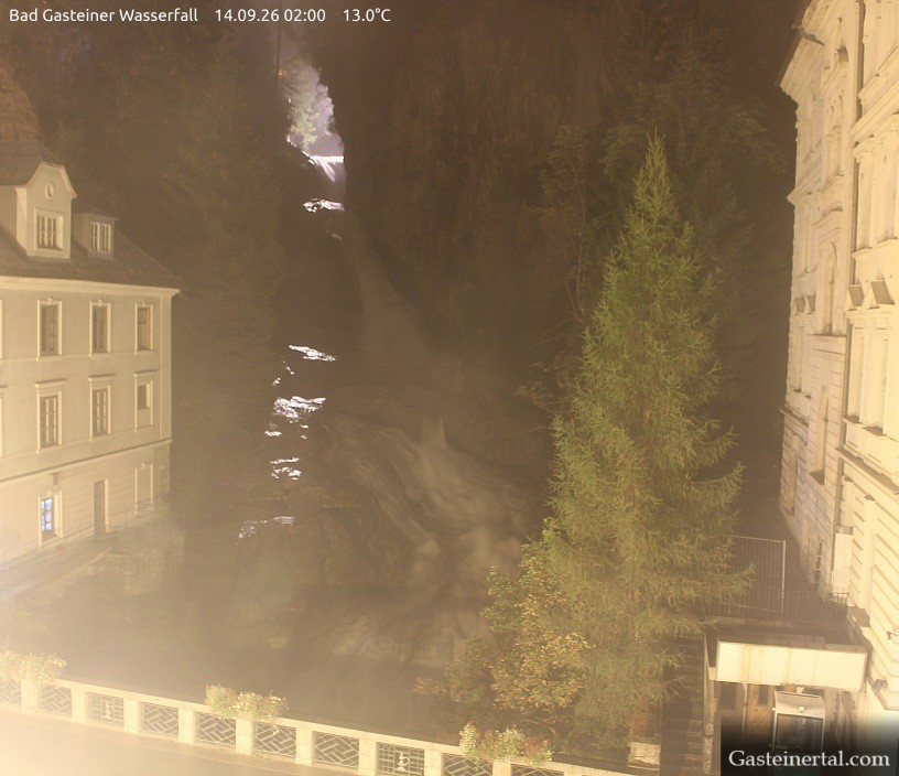 Archiv Foto Webcam Wasserfall in Bad Gastein