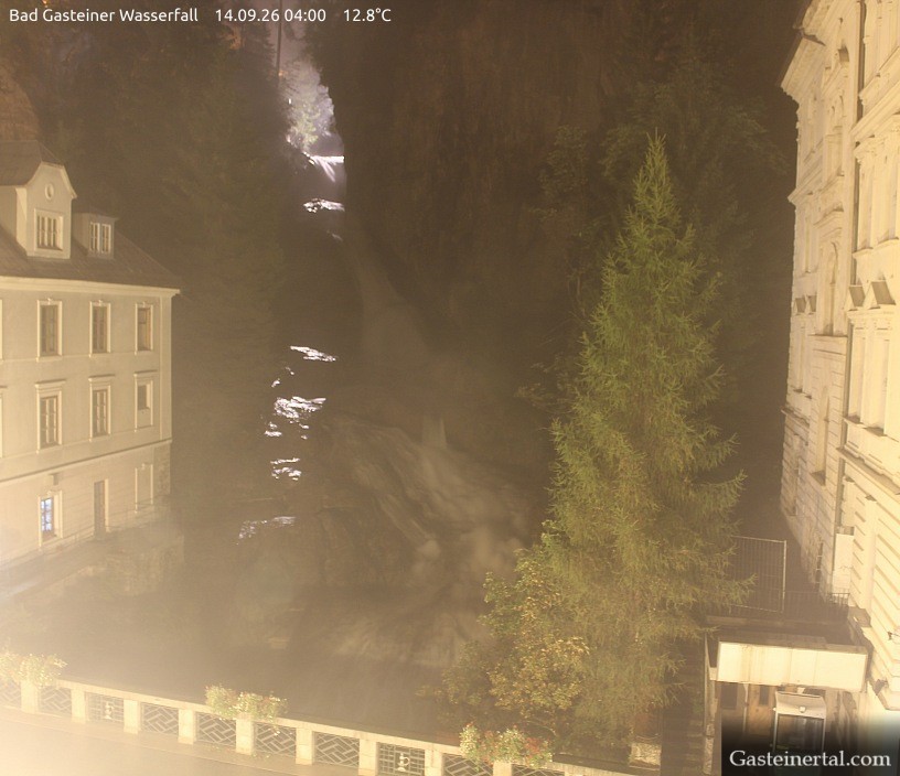 Archiv Foto Webcam Wasserfall in Bad Gastein