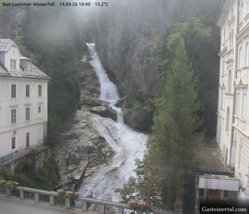 Archiv Foto Webcam Wasserfall in Bad Gastein