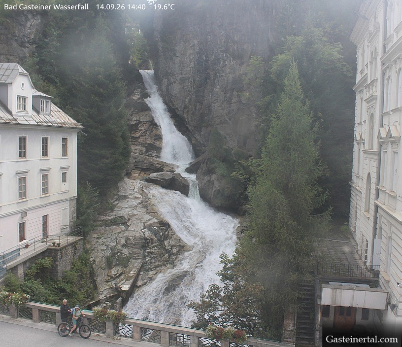 Archiv Foto Webcam Wasserfall in Bad Gastein