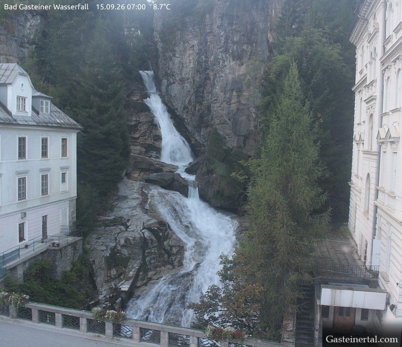 Archiv Foto Webcam Wasserfall in Bad Gastein