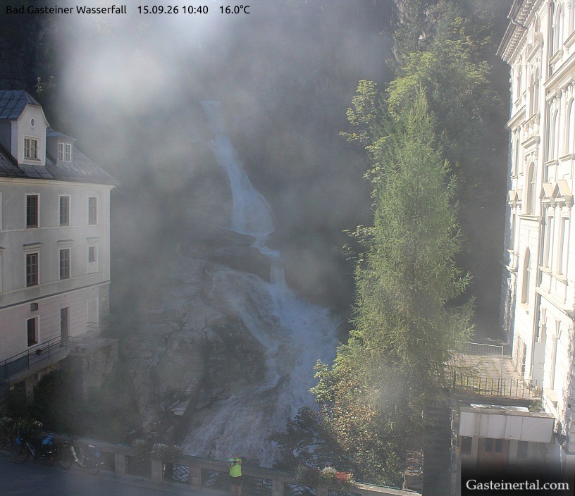 Archiv Foto Webcam Wasserfall in Bad Gastein