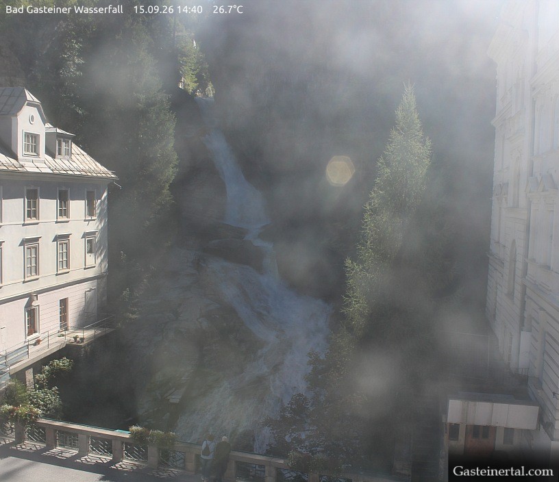 Archiv Foto Webcam Wasserfall in Bad Gastein