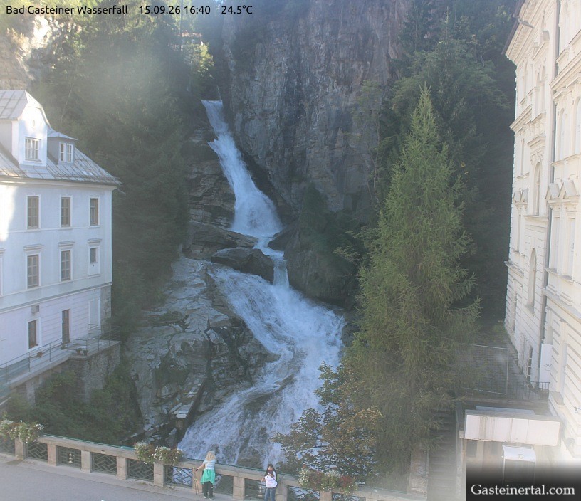 Archiv Foto Webcam Wasserfall in Bad Gastein