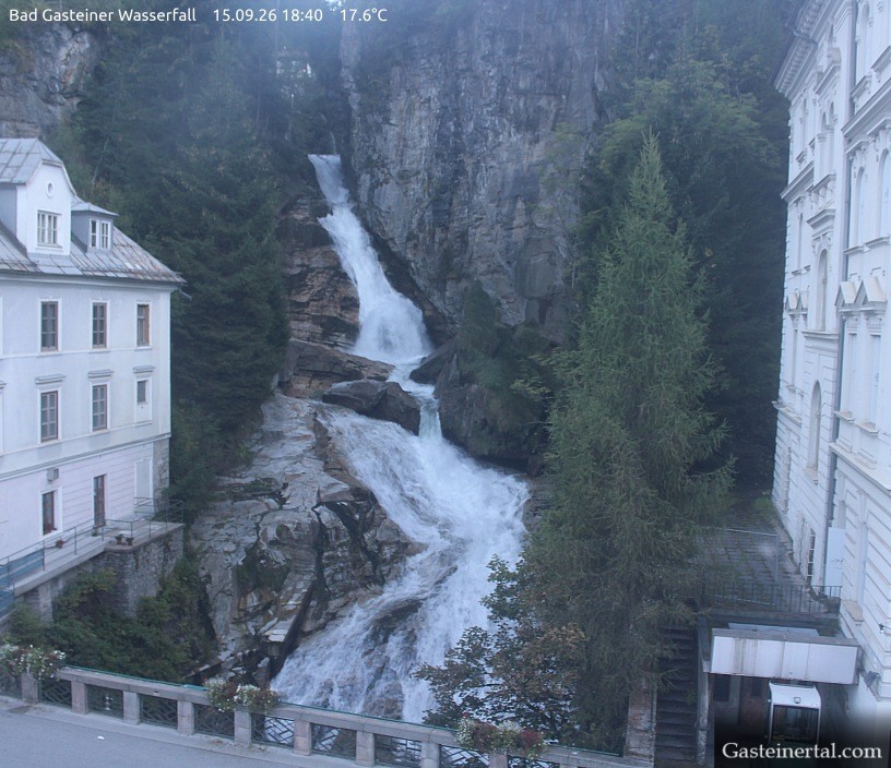 Archiv Foto Webcam Wasserfall in Bad Gastein