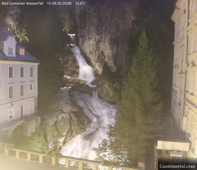Archiv Foto Webcam Wasserfall in Bad Gastein
