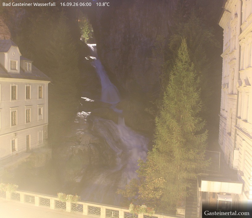 Archiv Foto Webcam Wasserfall in Bad Gastein