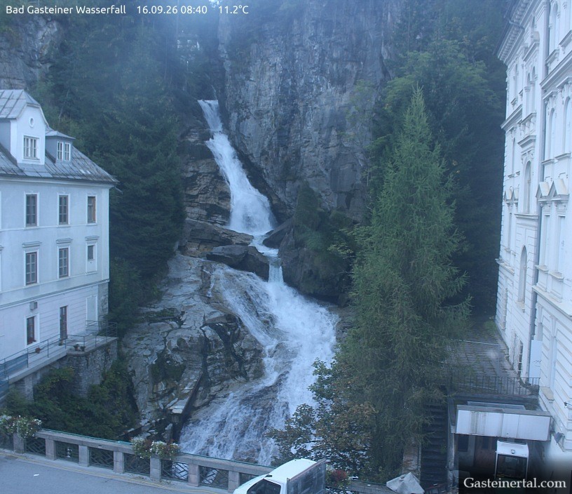 Archiv Foto Webcam Wasserfall in Bad Gastein