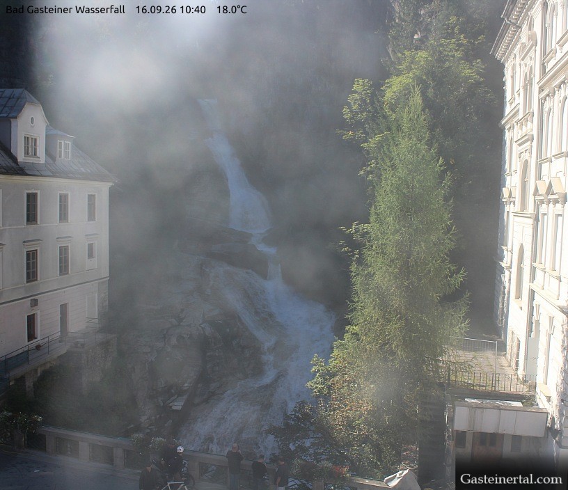 Archiv Foto Webcam Wasserfall in Bad Gastein