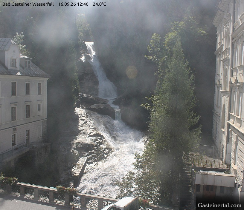 Archiv Foto Webcam Wasserfall in Bad Gastein