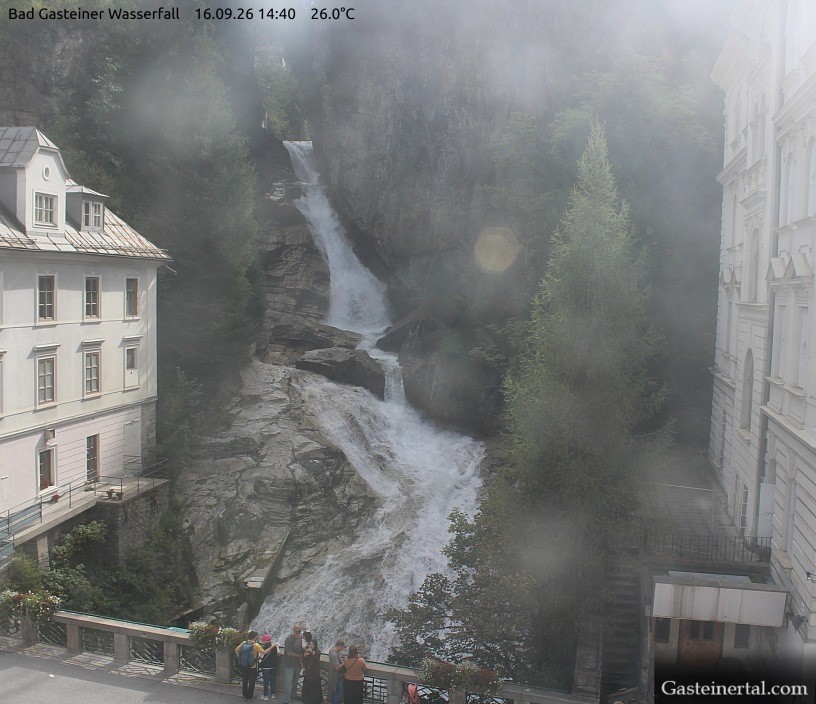 Archiv Foto Webcam Wasserfall in Bad Gastein
