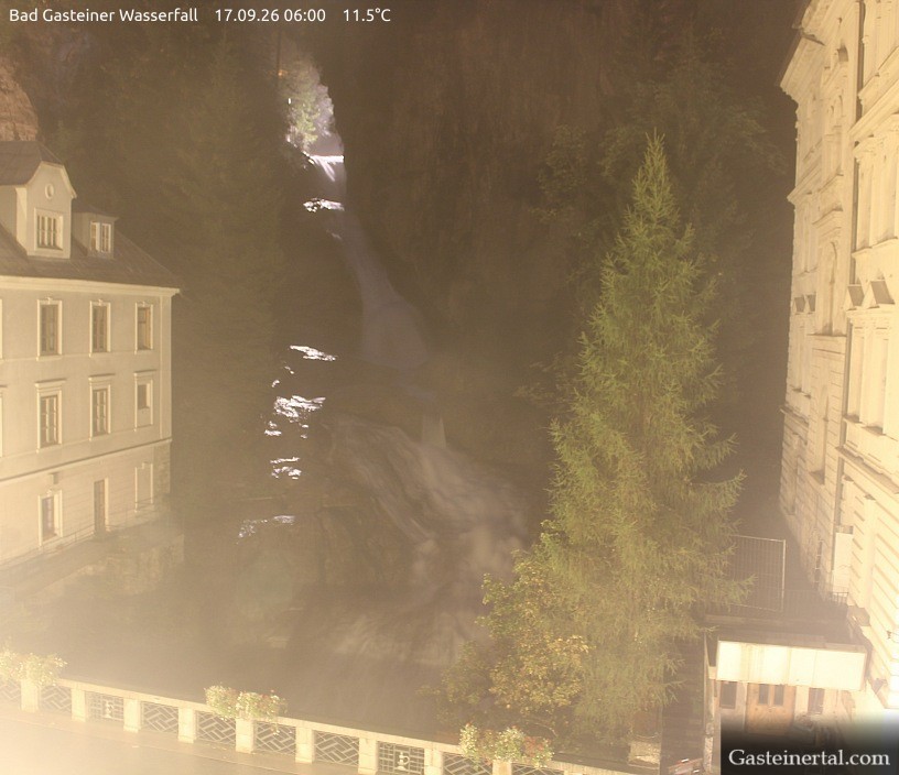 Archiv Foto Webcam Wasserfall in Bad Gastein