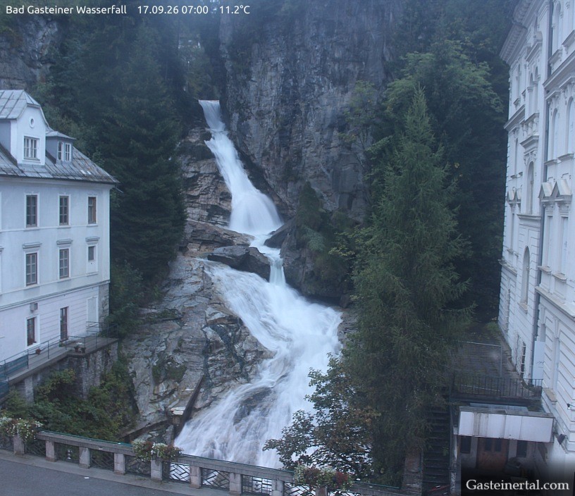 Archiv Foto Webcam Wasserfall in Bad Gastein