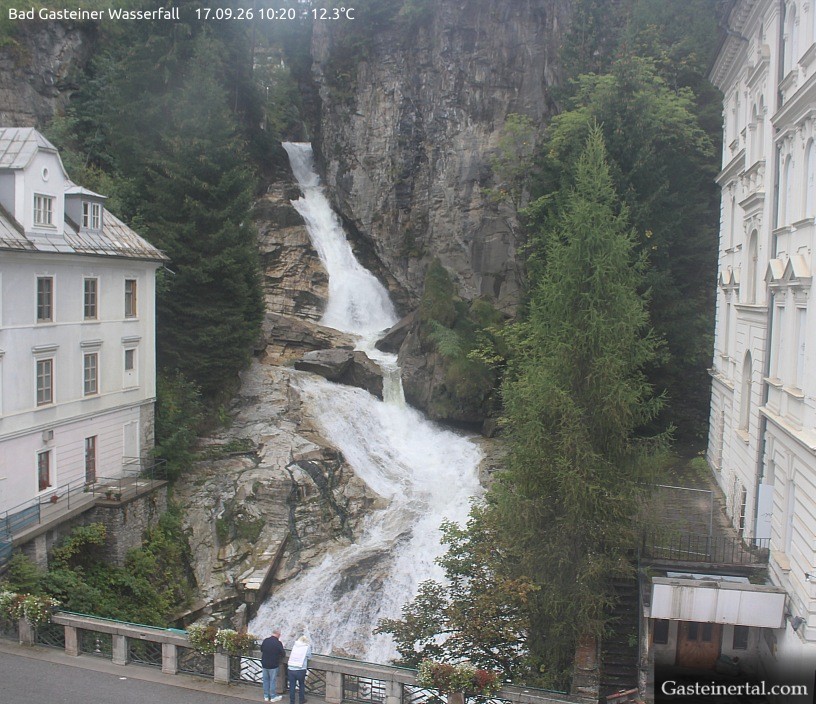 Archiv Foto Webcam Wasserfall in Bad Gastein